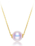 Tahitian Black Pearl/Akoya White Pearls Necklace Fine Jewellery Round AAAA+ Pearl 18K Pearl Pendant Necklace Gifts for Women Her- Anniversary Birthday Fine Jewelry -Valentine's Day Mothers Day Gifts