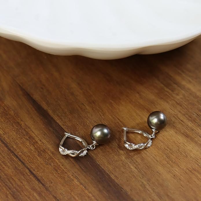 NONNYL Birthday Gifts for Women Wife Wedding Anniversary Jewelry, Mothers Day Gifts for Mom Women Pearls Earring, Christmas Valentine's Gifts for Wife Her